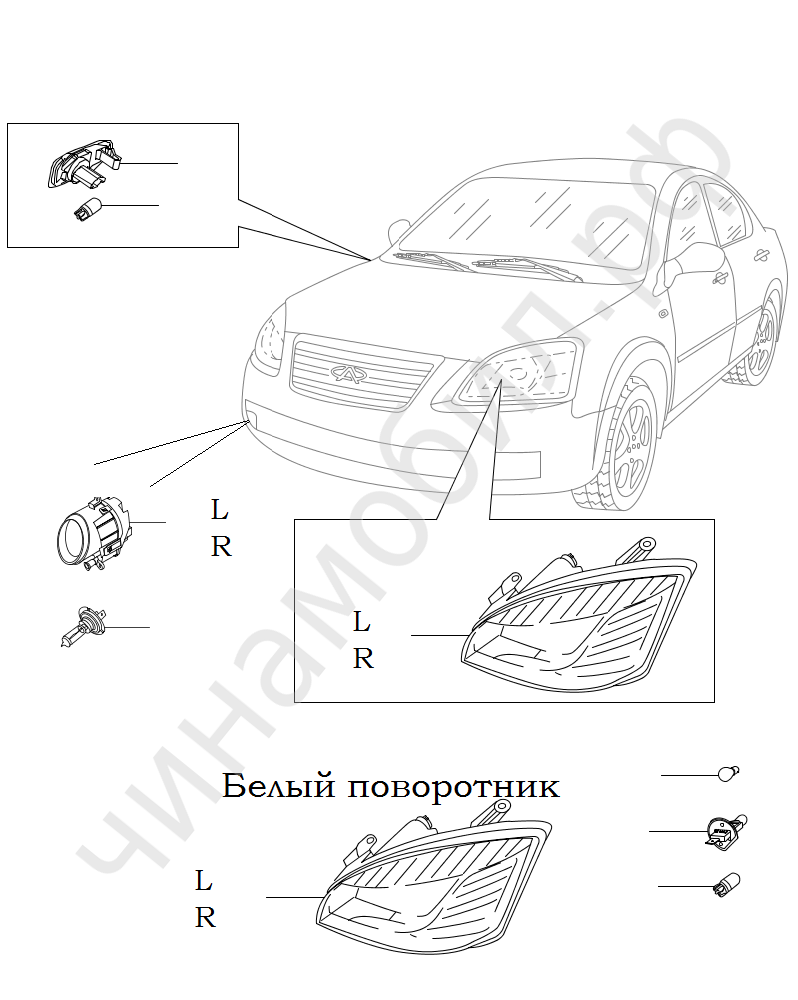 Фары Chery Fora